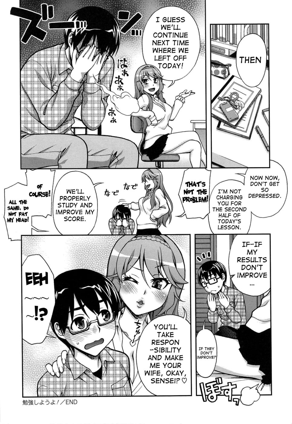 Hentai Manga Comic-Let's Study Together!-Read-24